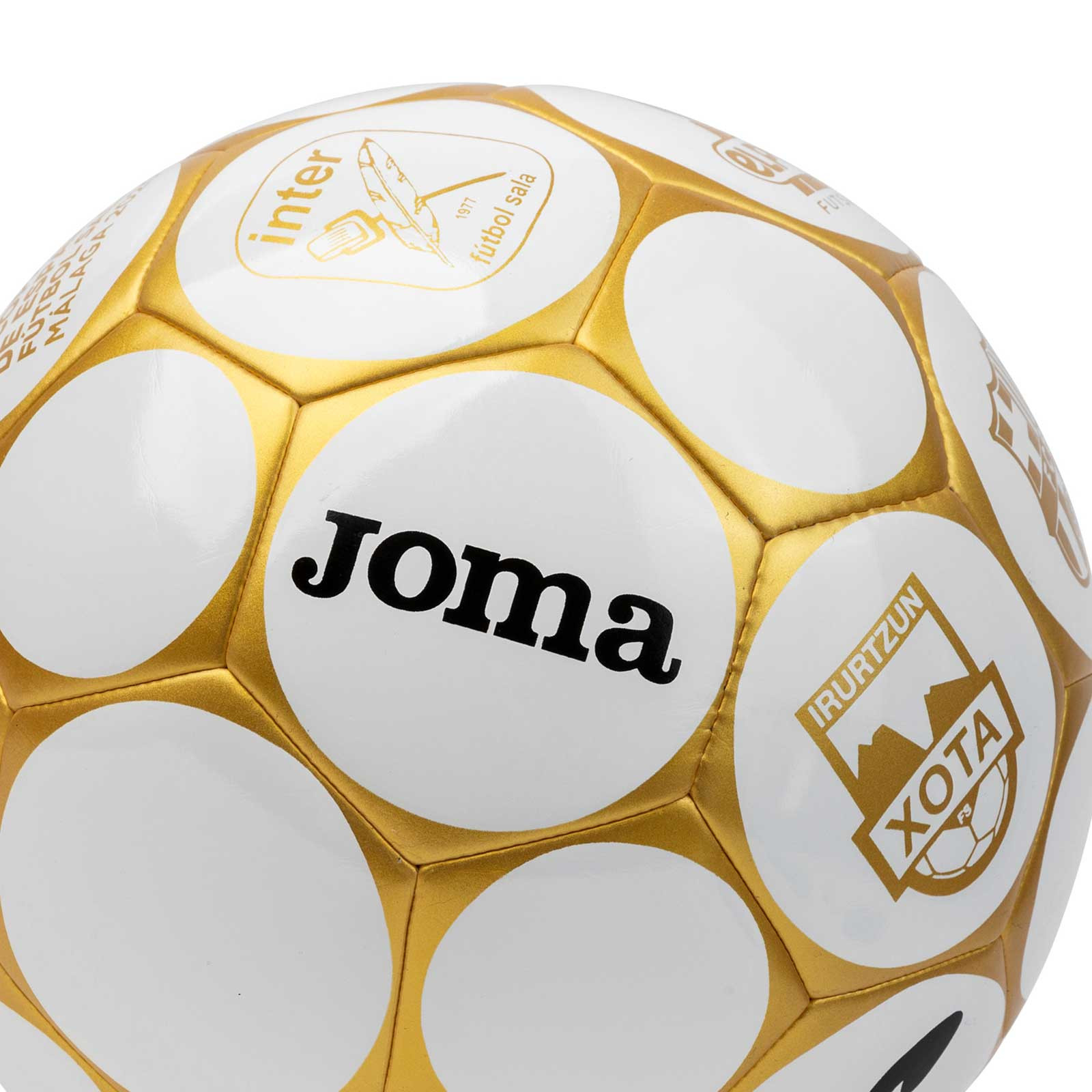Balón Joma Copa España Futsal 2020 blanco oro |futbolmania