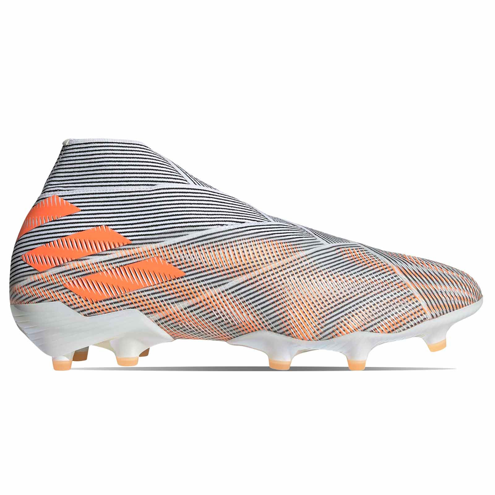 Botas adidas Nemeziz + FG gris naranja | futbolmania