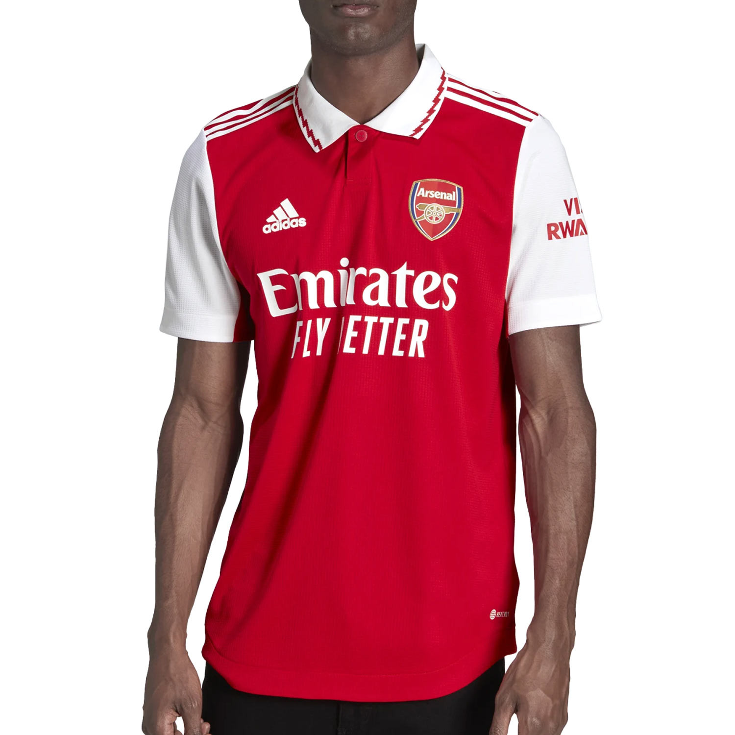 Camiseta adidas Arsenal 2022 2023 authentic roja futbolmania