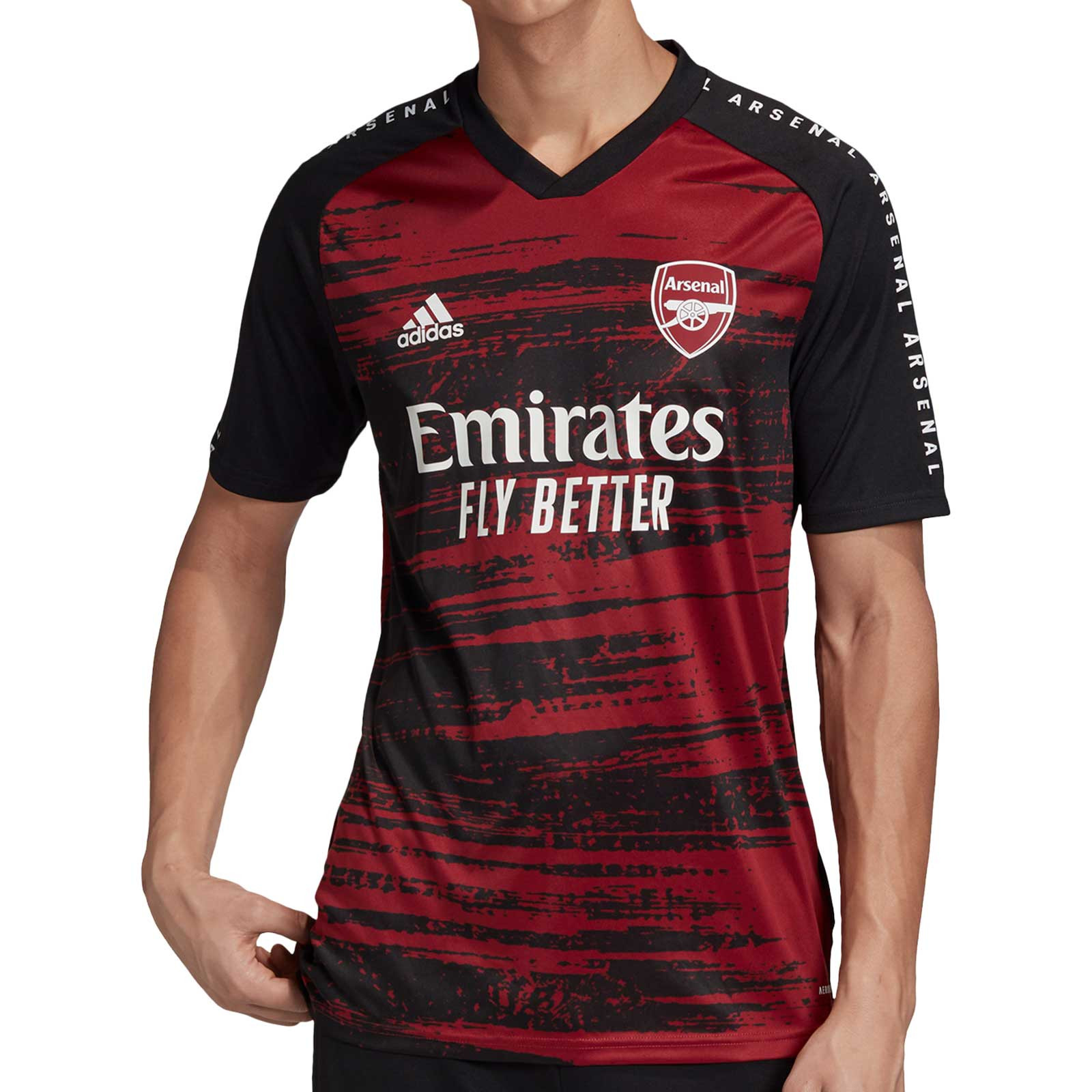 Camiseta adidas Arsenal pre-match 2020 2021 | futbolmania