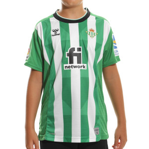 Dempsey Glosario papel Camiseta Hummel Real Betis niño 2022 2023 | futbolmaniaKids