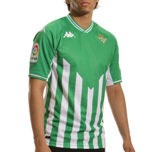 si Culpable Regeneración Camiseta Kappa Betis 2021 2022 Kombat verde blanca | futbolmania