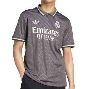 Camiseta adidas 3a Real Madrid 2024 2025 gris