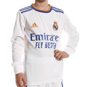 calendario mayor desempleo Camiseta manga larga adidas Real Madrid 21 2022 niño | futbolmaniaKids