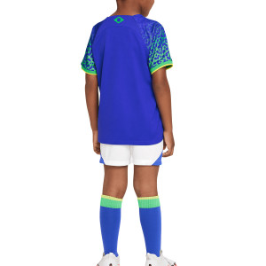 Camiseta y Pantalón Niños Brasil Primera Equipación 2022-2023
