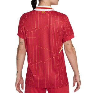 Camiseta Nike Mujer Liverpool 2024 2025 Stadium Dri Fit roja