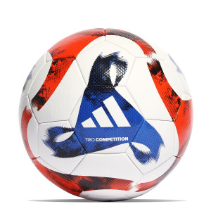 Balon adidas Tiro Competition talla 4 blanco rojo