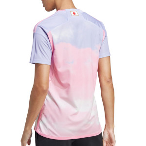 Camiseta adidas 2a Japón mujer WWC 2023 rosa y lila