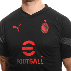 Camiseta Puma AC Milan 2022 2023 R. Leão roja negra