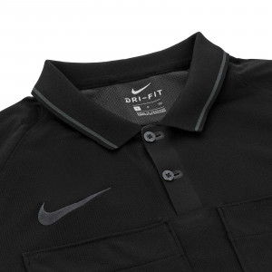 Soldado Ambiente Me preparé Camiseta árbitro Nike Referee negra | futbolmania