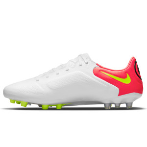si Deudor fondo Botas Nike Tiempo Legend 9 Pro AG-PRO blancas flúor | futbolmania
