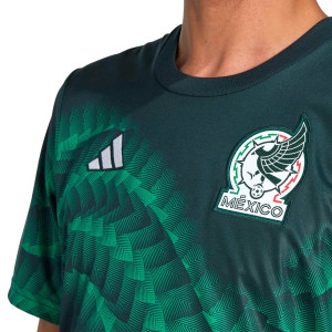 Mejor quemado Emperador Camiseta adidas México pre-match verde oscuro | futbolmania