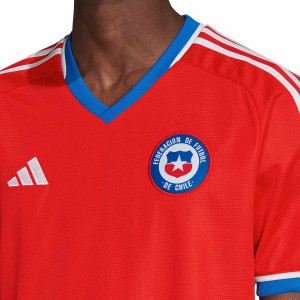 barricada resumen Dinámica Camiseta adidas Chile 2022 2023 roja | futbolmania