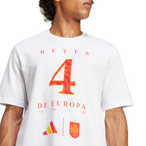Camiseta de algodon adidas Espana campeones Europa 2024