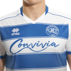 cantante regular revolución Camiseta Errea Queens Park Rangers 2022 2023 blanca azul | futbolmania