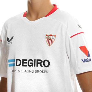 Larry Belmont Aumentar Rareza Camiseta Castore Sevilla 2022 2023 niño blanca | futbolmaniaKids