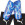 Puma Ultra Light Sleeve - Espinilleras de fútbol Puma con mallas de sujeción - azules