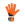 HO Soccer One RollNegative - Guantes de portero HO Soccer corte RollNegative - blancos, naranjas