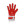 HO Soccer Touch Negative - Guantes de portero HO Soccer corte Negative - blancos, rojos