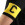 Brazalete de capitán 36 cm - Brazalete de capitán  - amarillo - 31463-
