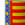 Brazalete jr de capitán 30 cm - Brazalete de capitán Comunidad Valenciana para niño - rojo y amarillo - detalle