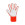 Reusch Attrakt Starter Solid Junior - Guantes de portero Reusch corte Negative Cut - naranjas