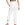 Pantalón Nike Swoosh mujer - Pantalón largo de algodón para mujer Nike - blanco - trasera