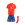 Conjunto auténtico adidas España niño Fabián 2024 - Conjunto infantil auténtico de la primera equipación adidas de España de Fabián 2024 - roja