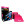 Cinta kinesiológica KT Tape Original precortada - Tira muscular kinesiológica KT Tape (5 cm x 5 m) - rosa - trasera