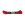 Cordones infantiles planos y finos futbolmania - Cordones para botas de fútbol infantiles (90 cm de largo x 5 mm de ancho) - rojos - detalle