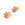 2x tacos goma TPU botas fútbol estándar Studiamonds naranja - 2 uds. tacos recambiables de plástico TPU de 1x6mm posición delantera y 1x9mm posición trasera para botas de fútbol con métrica estándar (Nike, Puma, New Balance,...) - naranja flúor