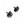 2x tacos goma TPU botas fútbol estándar Studiamonds negro - 2 uds. tacos recambiables de plástico TPU de 1x6mm posición delantera y 1x9mm posición trasera para botas de fútbol con métrica estándar (Nike, Puma, New Balance,...) - negro translúcido