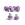 12x tacos goma TPU botas fútbol adidas Studiamonds púrpura - 12 uds. tacos recambiables de plástico TPU de 8x6mm posición delantera y 4x9mm posición trasera para botas de fútbol adidas (excepto World Cup y Kaiser) - púrpura translúcido