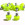 14x tacos goma TPU botas fútbol adidas Studiamonds amarillo - 14 uds. tacos recambiables de plástico TPU de 8x6mm + 1x6mm repuesto posición delantera y 4x9mm + 1x9mm repuesto posición trasera para botas de fútbol adidas (excepto World Cup y Kaiser) - amarillo flúor