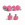 14x tacos goma TPU botas fútbol adidas Studiamonds rosa - 14 uds. tacos recambiables de plástico TPU de 8x6mm + 1x6mm repuesto posición delantera y 4x9mm + 1x9mm repuesto posición trasera para botas de fútbol adidas (excepto World Cup y Kaiser) - rosa flúor