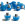 14x tacos goma TPU botas fútbol estándar Studiamonds azul - 14 uds. tacos recambiables de plástico TPU de 8x6mm + 1x6mm repuesto posición delantera y 4x9mm + 1x9mm repuesto posición trasera para botas de fútbol con métrica estándar (Nike, Puma, New Balance,...) - azul traslúcido - detalle conjunto