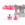 12x tacos TPU estándar Studiamonds rosa + 2 llaves - 12 uds. tacos recambiables de plástico TPU de 8x6mm posición delantera y 4x9mm posición trasera para botas de fútbol con métrica estándar (Nike, Puma, New Balance,...). Incluye 1 llave hexagonal y 1 llave 3 puntas de acero zincado - rosa flúor