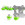 14x tacos TPU estándar Studiamonds verde + 2 llaves - 14 uds. tacos recambiables de plástico TPU de 9x6mm posición delantera y 5x9mm posición trasera para botas de fútbol con métrica estándar (Nike, Puma, New Balance,...). Incluye 1 llave hexagonal y 1 llave 3 puntas de acero zincado - verde flúor