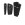 Nike Mercurial Lite - Espinilleras de fútbol Nike con mallas de sujeción - negras - trasera