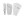 Nike Mercurial Lite - Espinilleras de fútbol Nike con mallas de sujeción - blancas - trasera