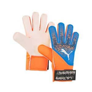 Puma Ultra Grip 4 RC - Guantes de portero Puma corte Regular cut - naranjas, azules