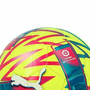 Balón Puma Orbita LaLiga 1 2022 2023 talla mini - Balón de fútbol de alta visibilidad Puma de La Liga española LFP 2022 2023 talla mini - amarillo flúor