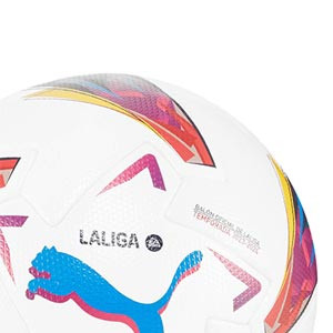 Balón Puma Orbita LaLiga 1 2023 2024 FIFA Quality Pro T5 - Balón de fútbol profesional Puma de La Liga española LFP 2023 2024 talla 5 - blanco