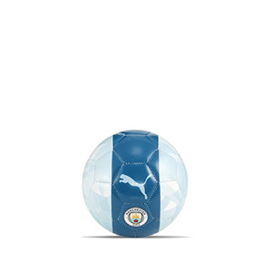 Balón Puma Manchester Ftblcore mini - Balón de fútbol Puma del Manchester City mini - azul celeste, blanco