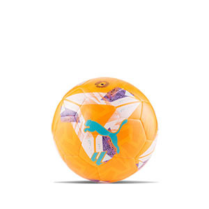 Balón Puma Orbita La Liga 1 24 25 Hybrid talla 3 - Balón de fútbol Puma de La Liga Española 2024 2025 talla 3 - naranja