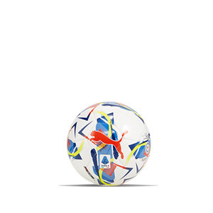 Balón Puma Orbita Serie A 2024 2025 Hybrid mini - Balón de fútbol Puma de la Liga italiana Serie A 2024 2025 talla mini - blanco