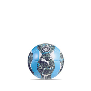 Balón Puma Manchester City Pre-Match talla mini - Balón de fútbol prepartido Puma del Manchester City en talla mini - azul