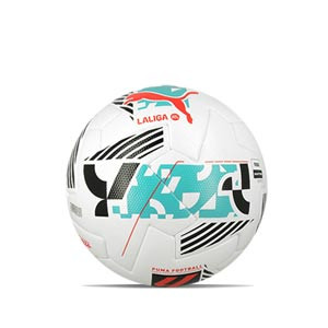 Balón Puma Orbita La Liga 1 FIFA Quality Pro 25 26 talla 5 - Balón de fútbol profesional Puma de La Liga Española 2025 2026 talla 5 en caja - blanco