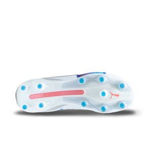 Puma King Ultimate FG/AG Wn's - Botas de fútbol para mujer Puma FG/AG para césped natural y artificial - blancas