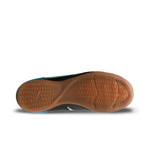 Puma Truco III Jr - Zapatillas de fútbol sala infantiles Puma suela lisa IT - negras